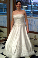 Front of Bridal Gown