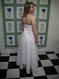 Lacee's Gown - Back of Dress